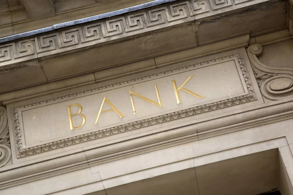 Banka işareti closeup