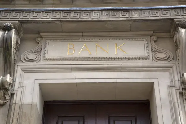 Banka işareti closeup