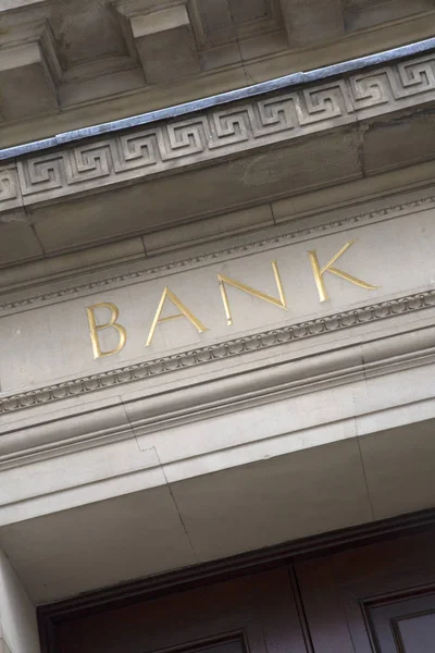 Banka işareti closeup