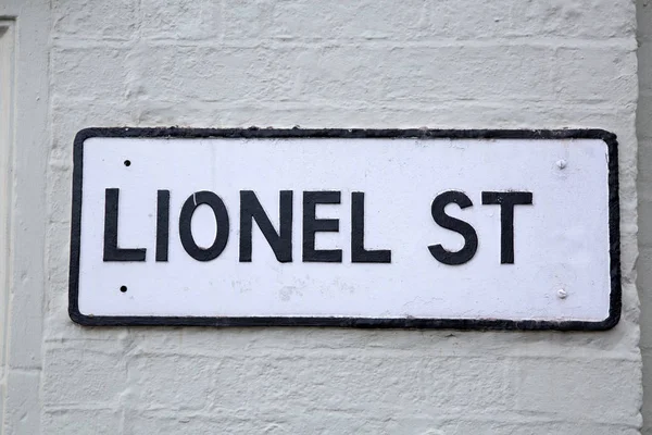 Lionel Street Sign, Бирмингем — стоковое фото