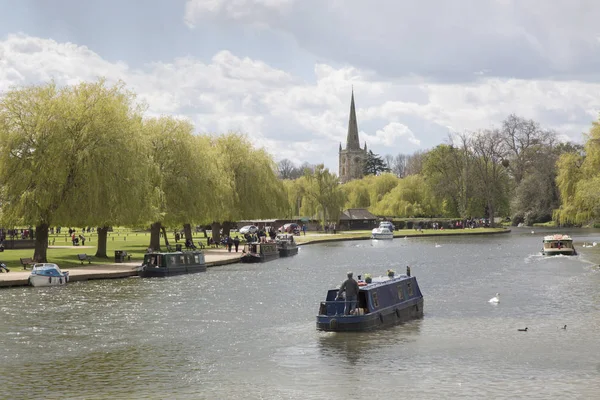 Nicke, Stratford Upon Avon Avon Nehri — Stok fotoğraf