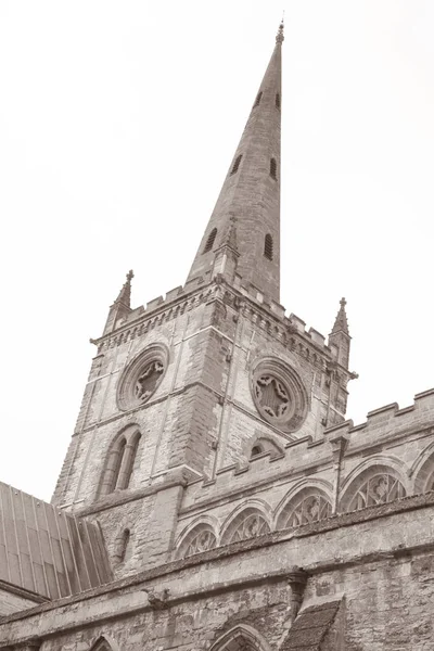 Церковь Святой Троицы, Стратфорд-на-Эйвоне, Англия — стоковое фото