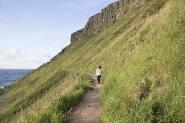 Devler Causeway kıyı patika; County Antrim