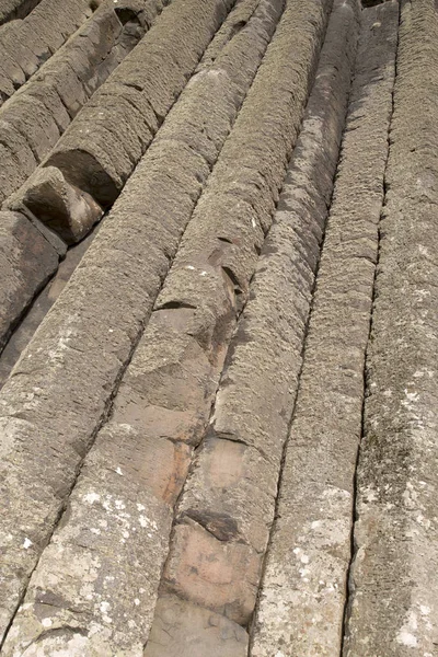 Estrutura de Órgão em Giants Causeway Litoral Footpath; County Antr — Fotografia de Stock