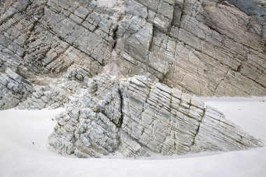 Kaya oluşumu, Maghera Beach, Ardara, Donegal