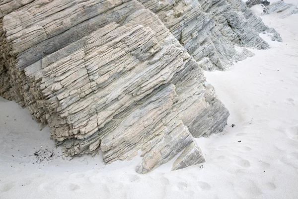 Formação de rochas, Maghera Beach, Ardara, Donegal — Fotografia de Stock