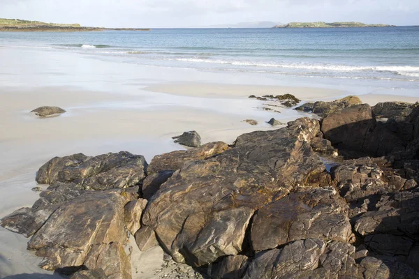 Renvyle Beach i Tully; Connemara — Stockfoto