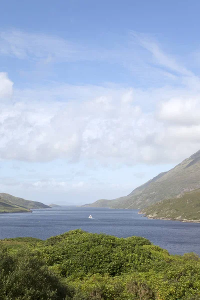 Tödlicher Fjordsee; leenane, connemara; galway — Stockfoto