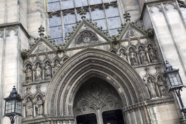 St Giles katedral kilise cephe, Royal Mile; Lawnmarket; Edinbu