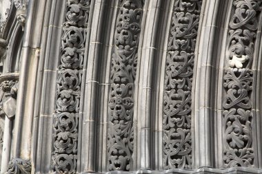 St Giles katedral kilise cephe, Royal Mile; Lawnmarket; Edinbu