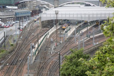 Edinburgh Waverley tren istasyonu'na