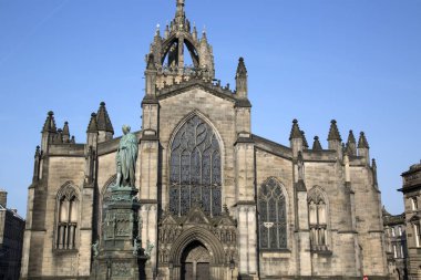 St Giles katedral kilise; Royal Mile; Lawnmarket; Edinburgh