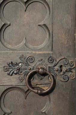 Ana kapı St Giles katedral kilise; Royal Mile; Lawnmarket; 