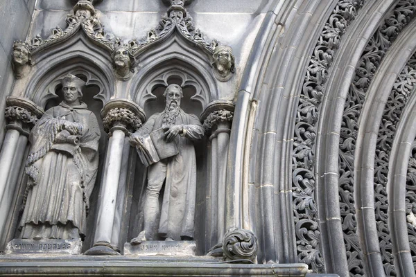 Cattedrale di San Giles Facciata della Chiesa, Royal Mile; Prato mercato; Edinbu — Foto Stock