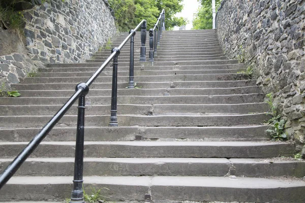Escadas em Calton Hill, Edimburgo, Escócia — Fotografia de Stock