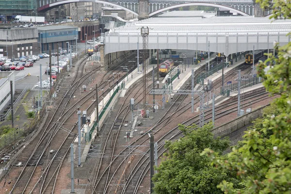 Estação Ferroviária Waverley, Edimburgo — Fotografia de Stock