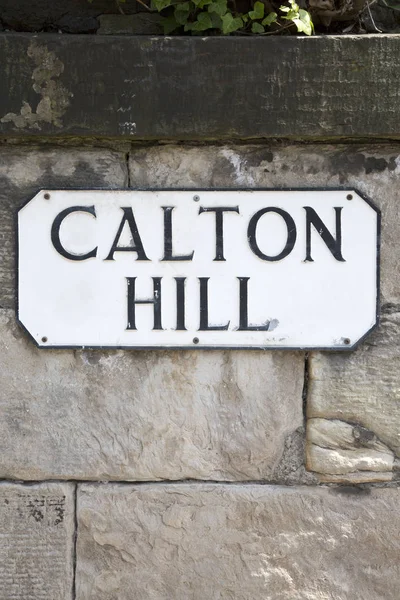 Carlton Hill işareti, Edinburgh — Stok fotoğraf