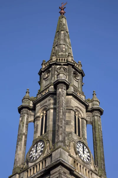 Tron Kirk kilise kule, Royal Mile Street; Edinburgh