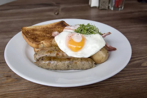 Schottisches Frühstück im Café, edinburgh — Stockfoto