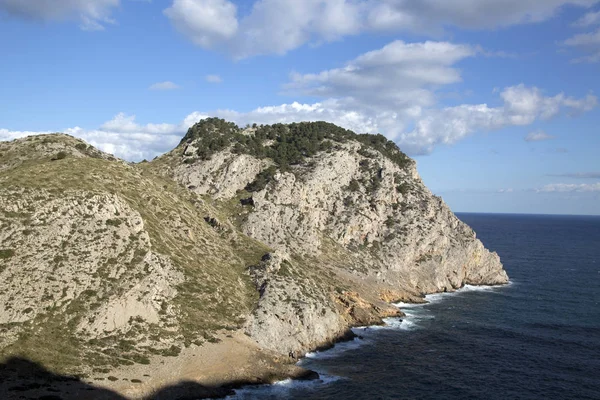 Weergave van Formentor kliffen; Mallorca — Stockfoto