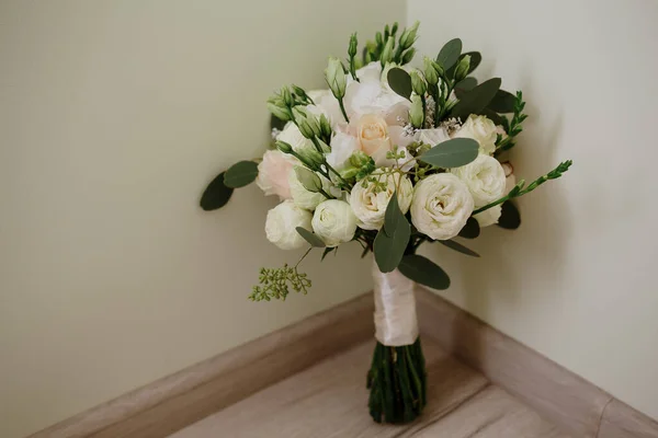 Ανθοδέσμη Νύφης Για Λουλούδια Γάμου — Φωτογραφία Αρχείου
