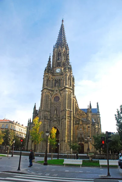 Catedral de San Sebastián, España — Foto de Stock