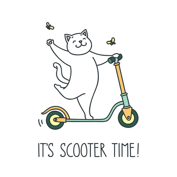 Det är scooter dags! — Stock vektor