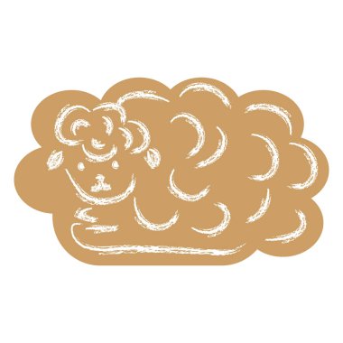 beyaz zemin üzerinde Noel kurabiye