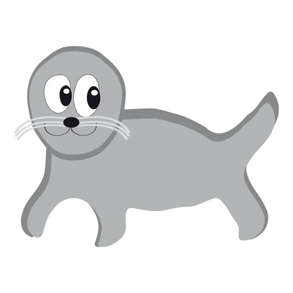 Seal on white background — Stock Vector