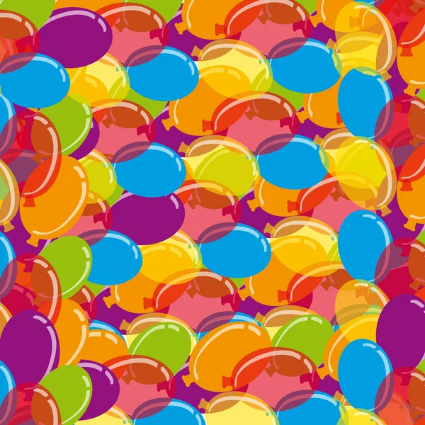 Fondo globos de color — Vector de stock