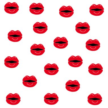 Ağız beyaz arka plan üzerinde