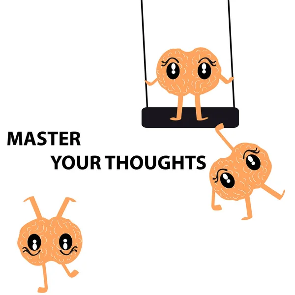 Beyaz arka plan üzerinde beyin