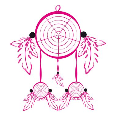 Beyaz arkaplanda düş kapanı