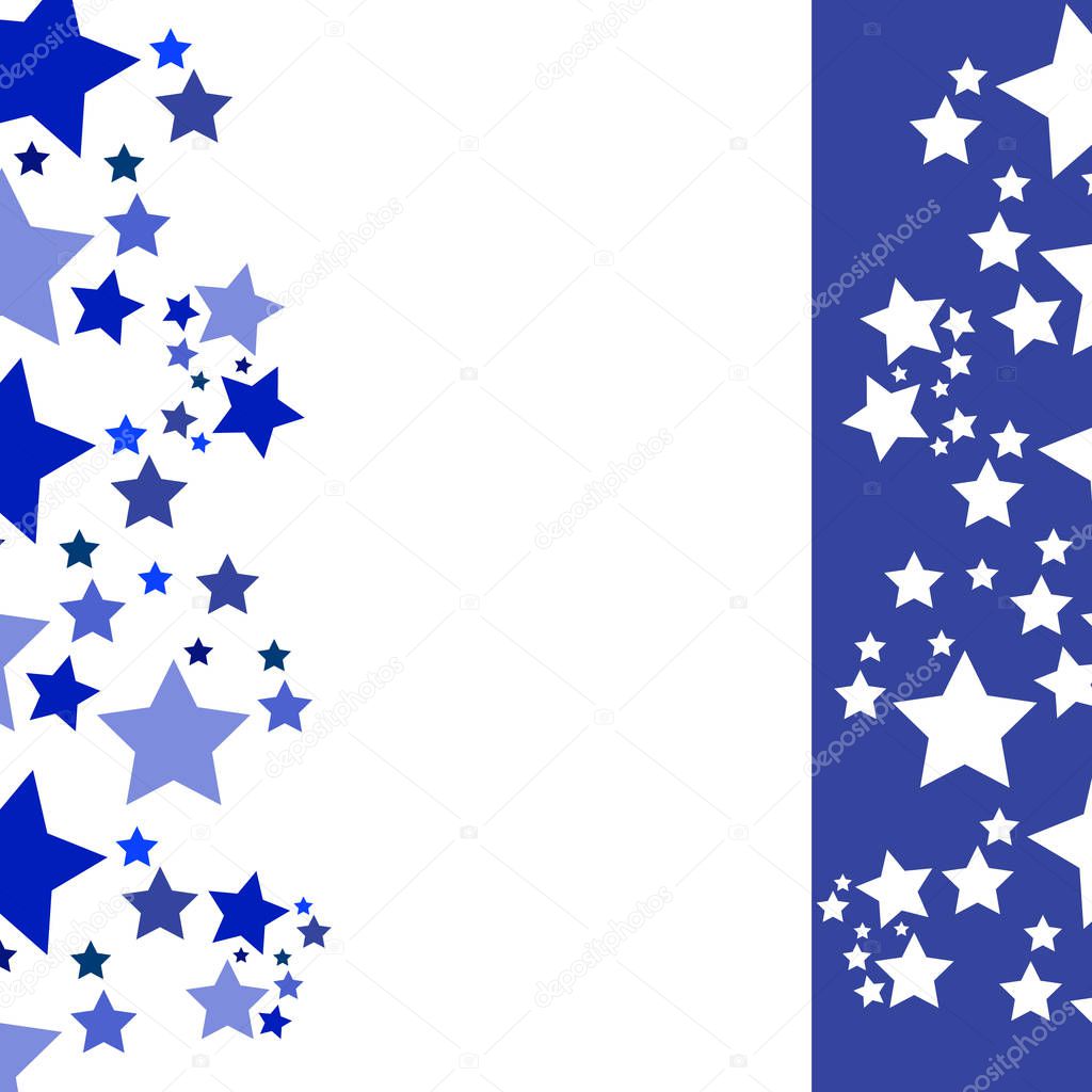 Abstract background - blue stars