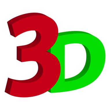 Beyaz arka plan üzerinde izole 3d metin