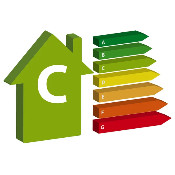 Beyaz arka plan üzerinde izole enerji oluşturuyor etiket. Vektör esnaf