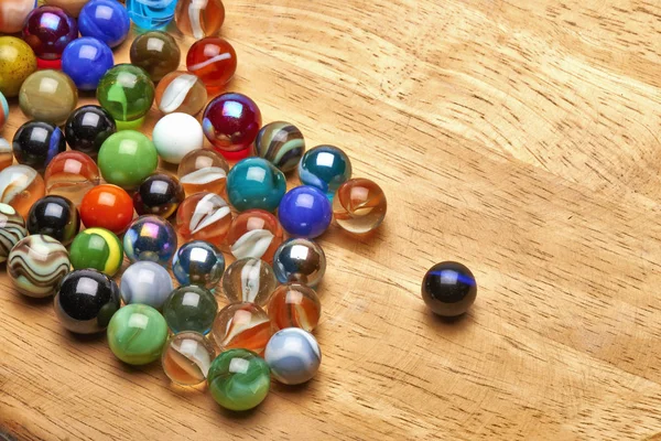 Lot of Multi colored Marbles — Stock Photo, Image