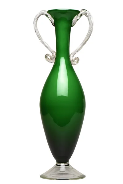 ヴィンテージとレトロなスタイルのクリスタル花瓶 - クリッピングパス — ストック写真