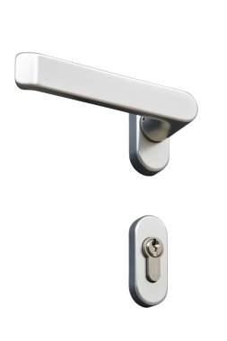 Dış kapı kolu ve güvenlik kilidi göl kenarında