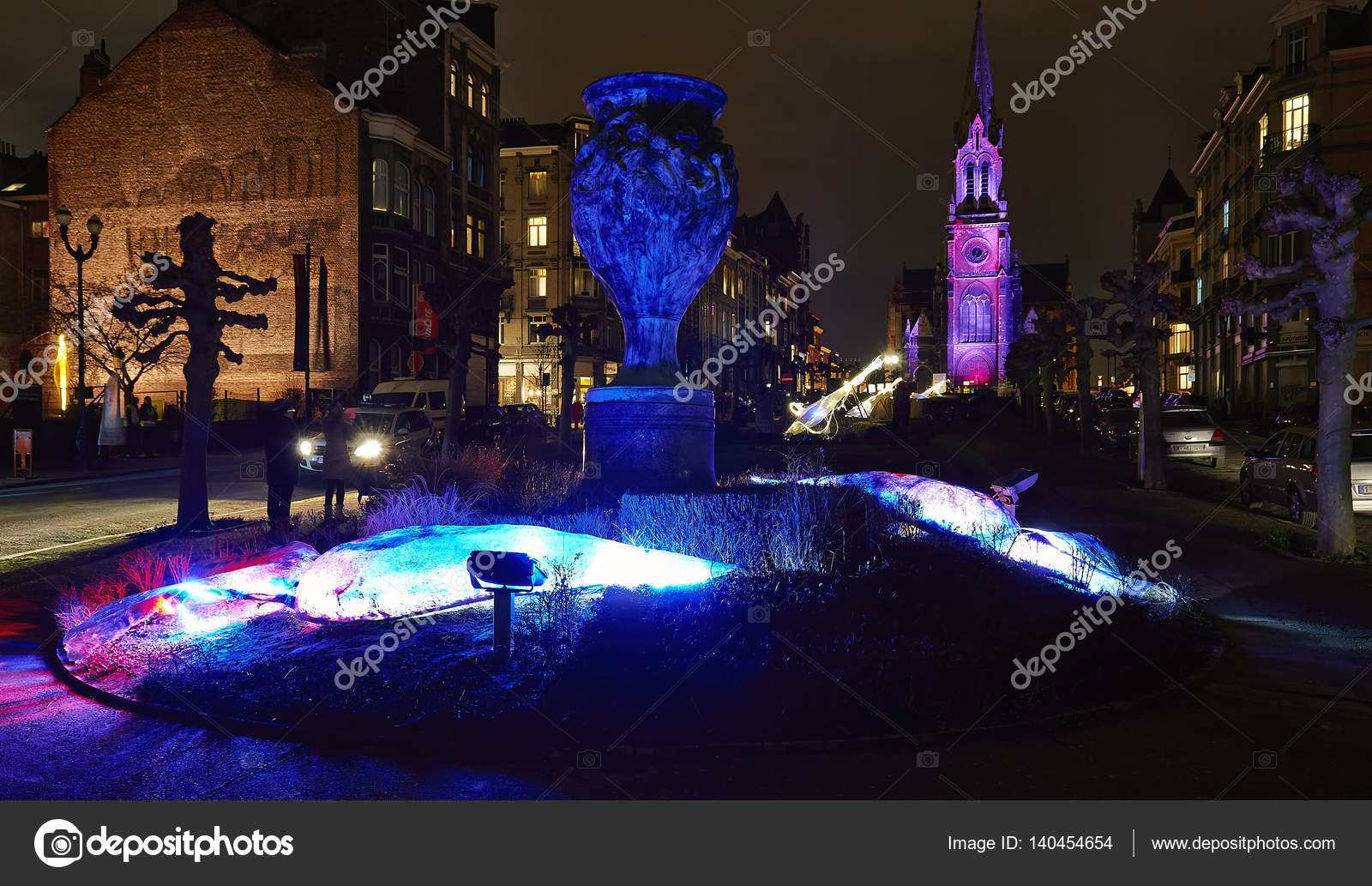 Gemeente Schaarbeek in Brussel verlichten met verlichting ... Gemeente Schaarbeek in Brussel verlichten met verlichting ...