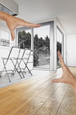 Planlı bir Modern Daire iç yenileme