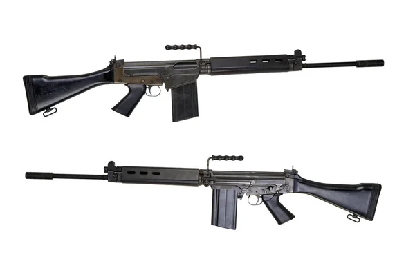 Dvě boční pohled na útočné pušky — Stock fotografie