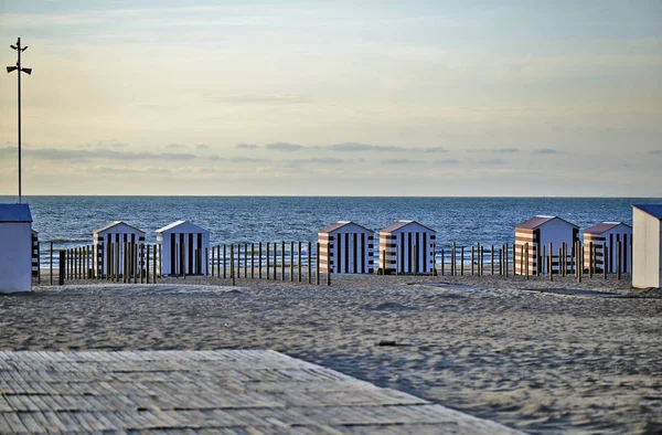 Beach cabins at the Northsea — Stock Photo, Image