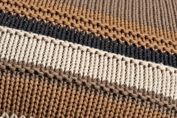Gros plan sur la texture en laine — Photo