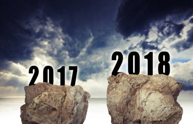 arka plan için yeni yıl 2018