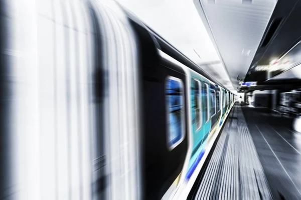 Inside view of London underground — Stock Photo, Image
