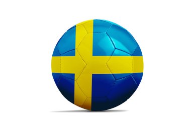 Takım bayrağı, Rusya 2018 futbol topu. İsveç