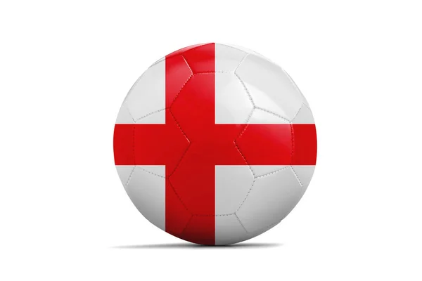 Voetbal met team vlag, Rusland 2018. Engeland — Stockfoto