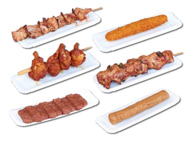  Fast food çerezi ve patates kızartması. Her aperatifin kırpma yolu vardır