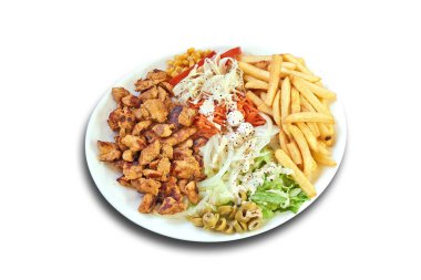  Fast food çerezi ve patates kızartması. Her aperatifin kırpma yolu vardır